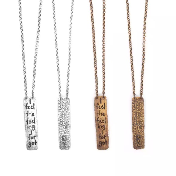 Phish collabo w Jennifer Kahn: Oxidized Brass Necklace w Phish “Free” pendant - Picture 6 of 6